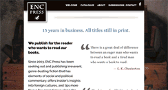 Desktop Screenshot of encpress.com